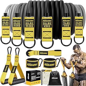 Heavy Resistance Bands for Working Out, 300lbs/360lbs Heavy Exercise Bands with Handles, Resistance Bands for Men, Weight Bands Set for Muscle Training, Strength, Yoga, Home Workout Equipment