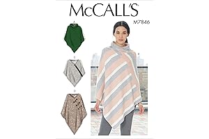 Effortless Elegance with McCall's Women's Long Poncho Shawl Sewing Pattern