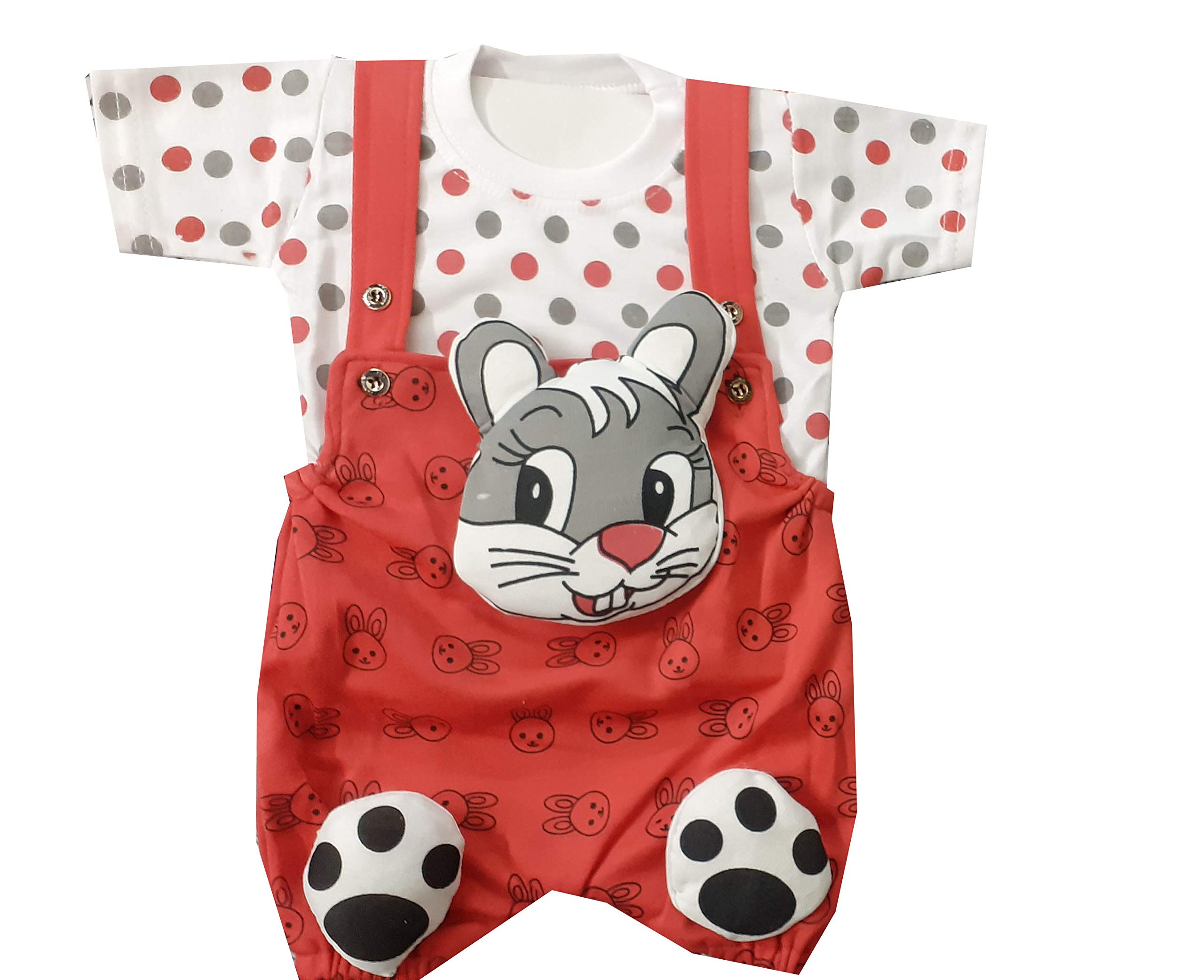 TENDERCARE Unisex Cotton Dungaree Set