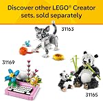 LEGO Creator 3 en 1 Jouet Mignon Lapin - Jouet de Construction pour Filles et Garçons, Âges 8+ - Cadeau pour Anniversaires - Avec 3 Options de Construction, Lapin, Phoque ou Lama - 31162
