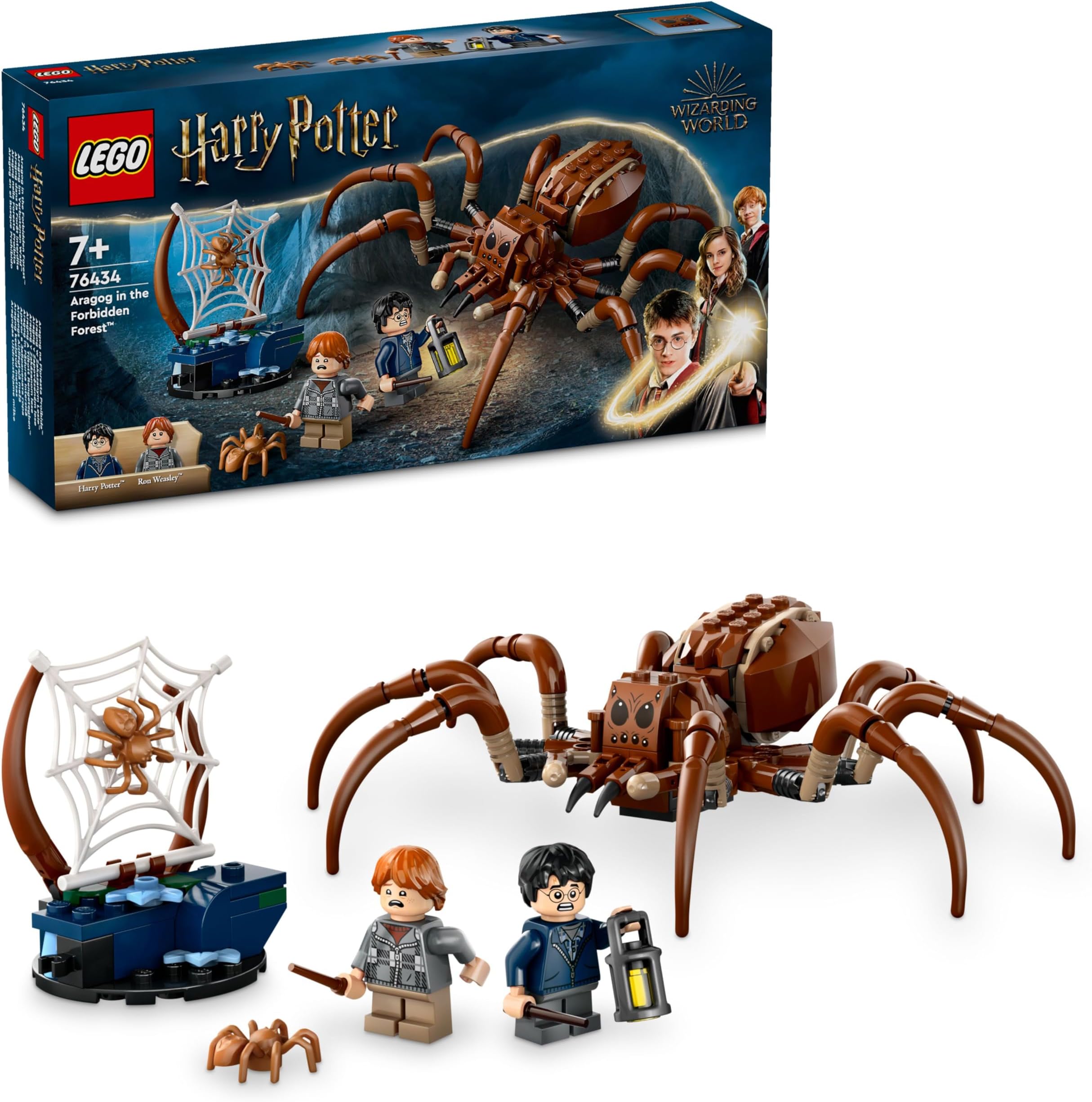LEGO Harry Potter Aragog in The Forbidden Forest 76434 Building Blocks Toys for 7+ Gift for Boys and Girls