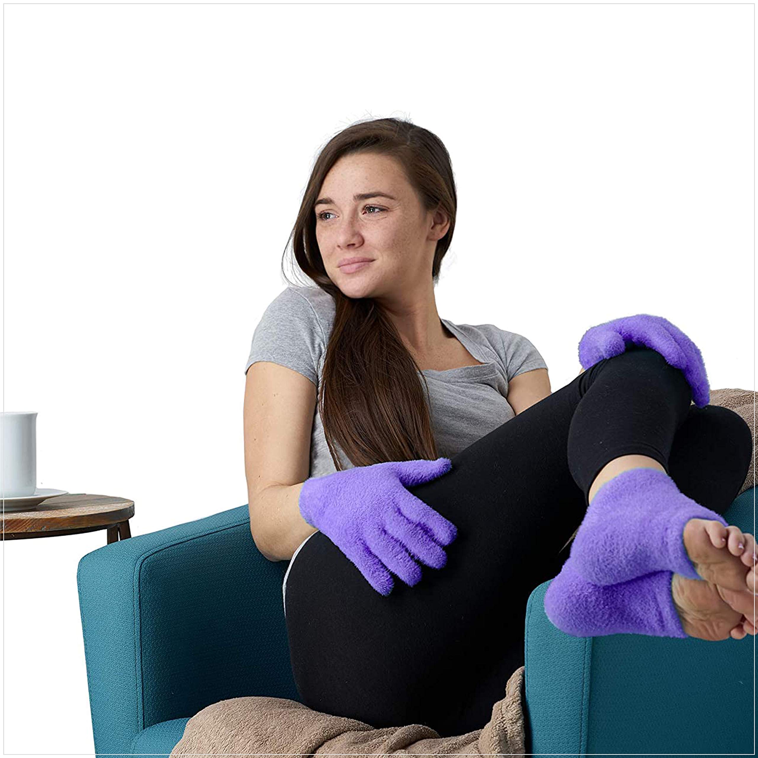 NatraCure Moisturizing Gel Gloves (For Dry, Cracked Skin, Aging Hands