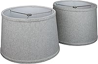 Vista 18 de FenchelShades.com - Juego de 2 pantallas de lámpara de 10 pulgadas de diámetro superior x 12 pulgadas de diámetro inferior x 8 pulgadas de altura