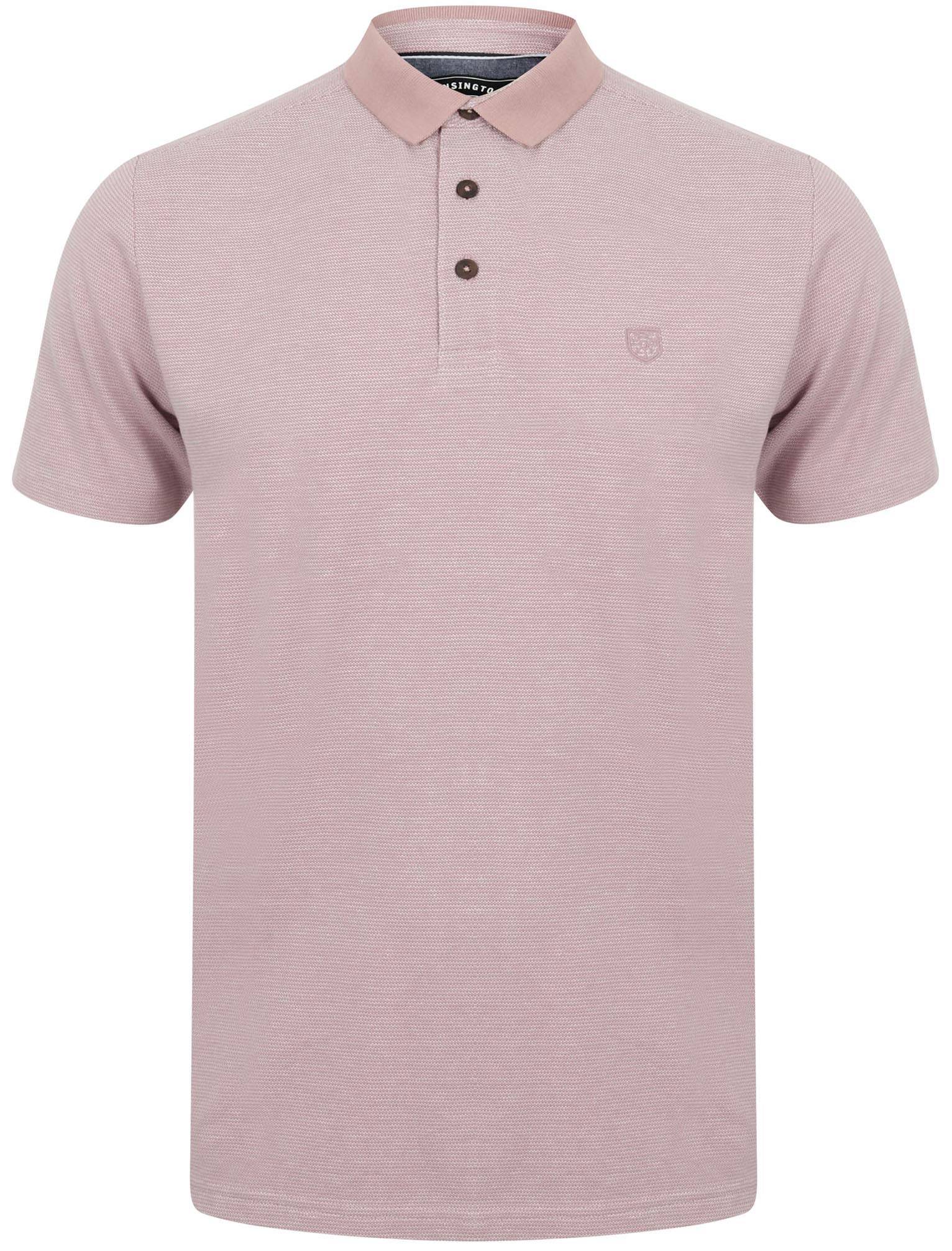 Kensington EastsideMen's Norfolk Jacquard Woven Cotton Polo Shirt