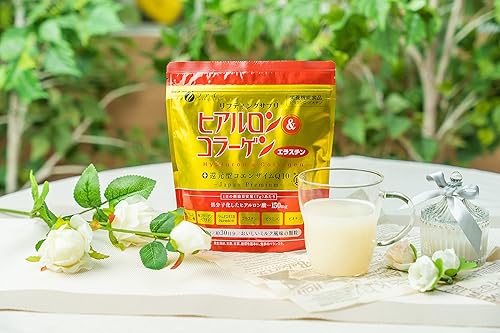 Miniatura 2 de FINE JAPAN Péptidos de colágeno. Ácido hialurónico y colágeno + ubiquinol. Colágeno marino en polvo con elastina. Sin OMG. Apoya la piel, el