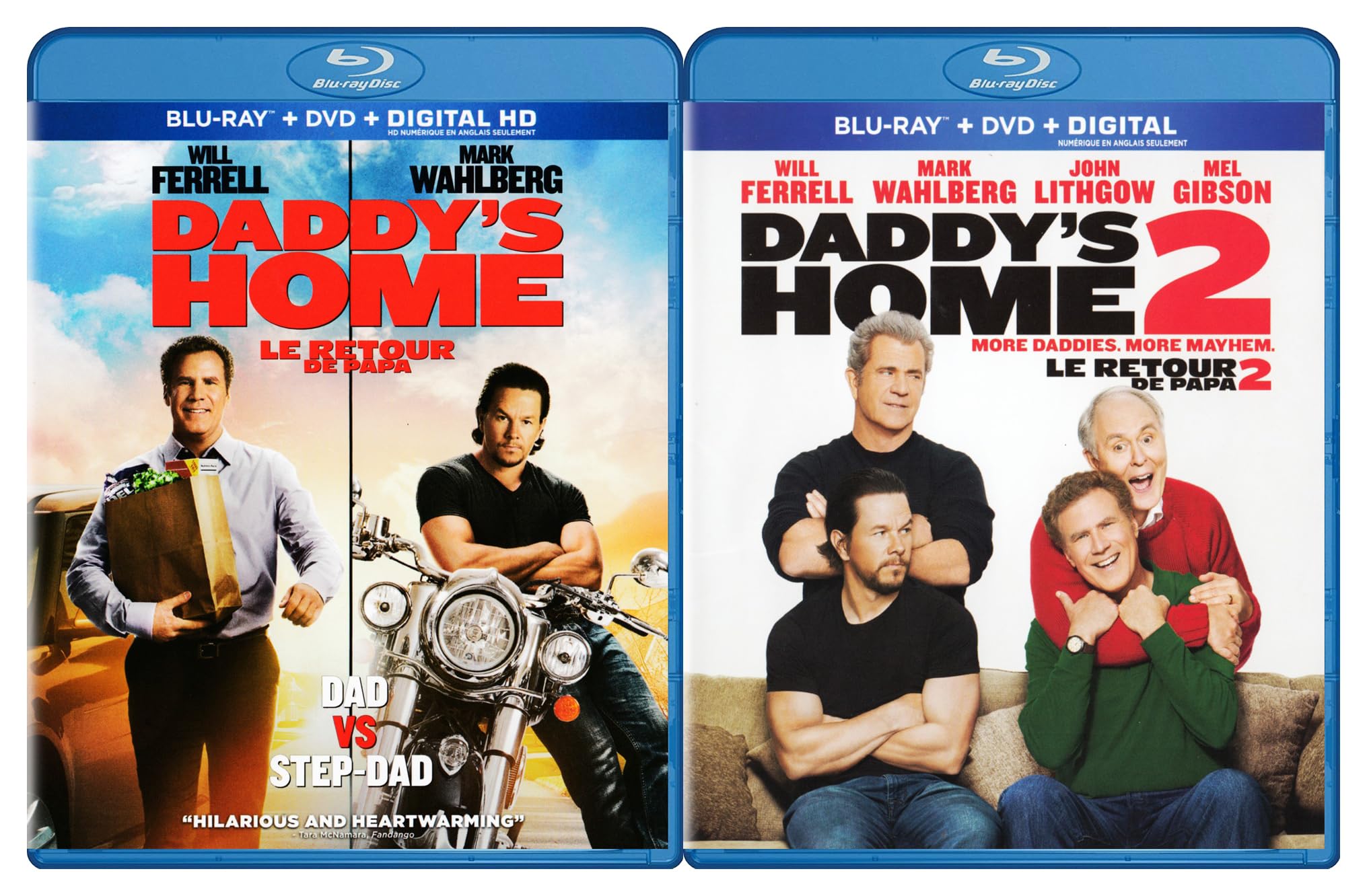 Daddy's Home / Daddy's Home 2 (Blu-ray + DVD) 2-Pack