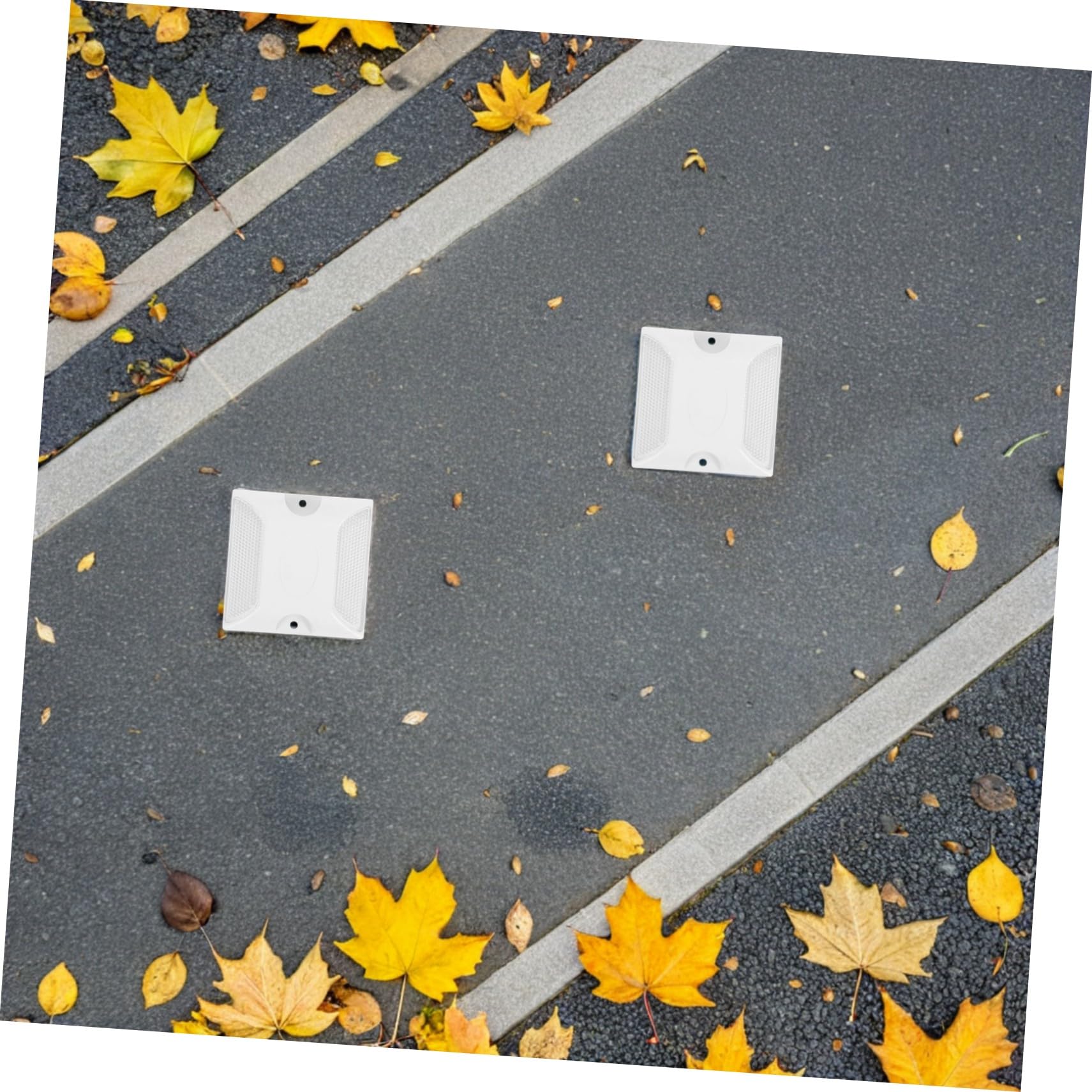 ABOOFAN 30 Señales De Tráfico Reflectantes Marcadores De Pavimento Para Reflectores Para Marcadores De Pavimento Para Autopistas