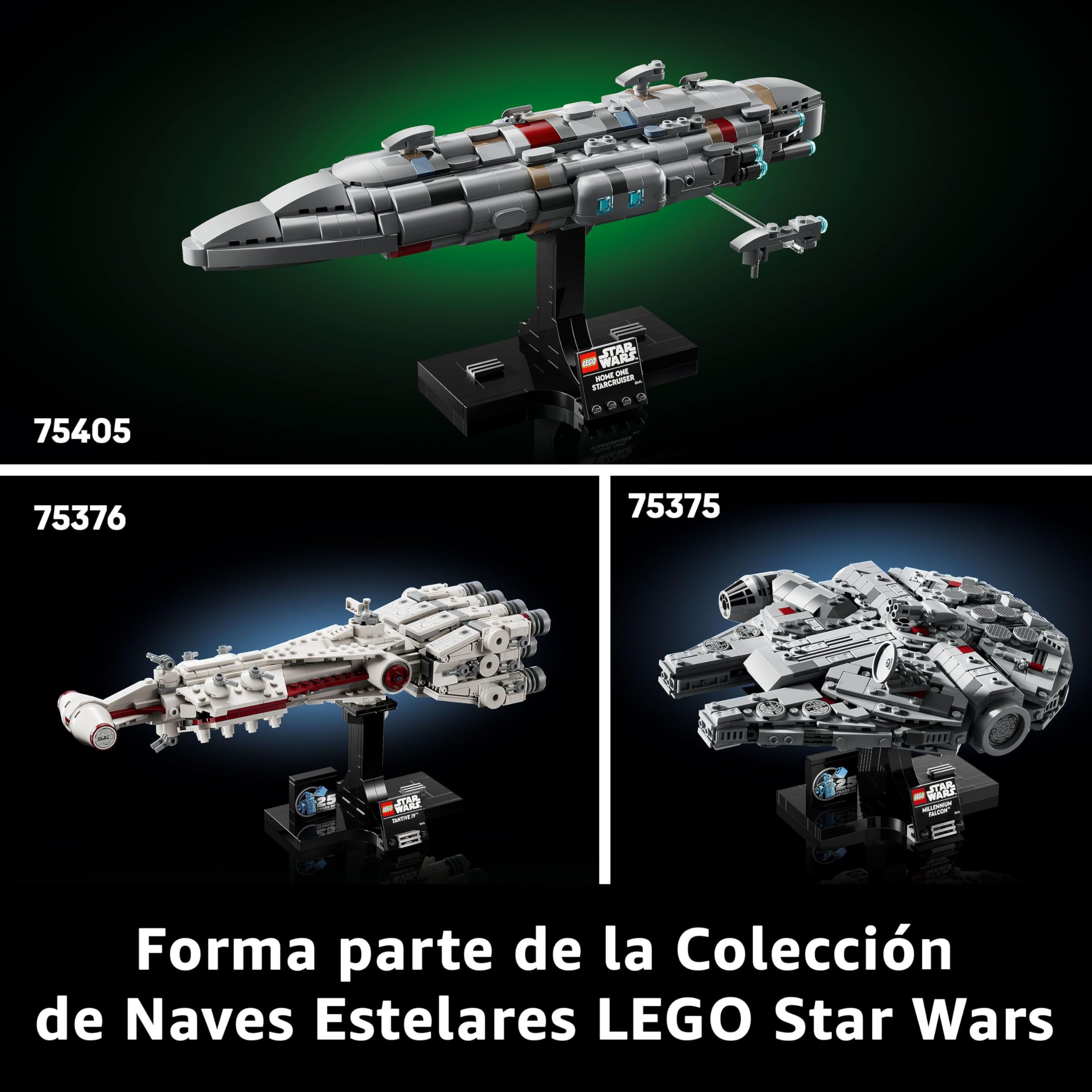 LEGO Star Wars 75404 Nave de Asalto Clase Acclamator, Maqueta para Construir para Adultos de Nave Estelar, Decoración para el Hogar, Regalo para Hombres y Mujeres Fans del Ataque de los Clones