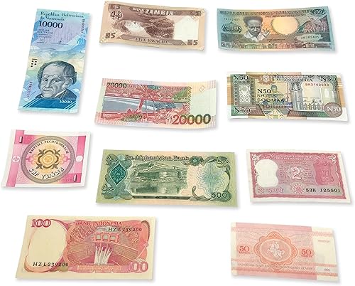 Miniatura 2 de IMPACTO COLECCIONABLES World Paper Money 10 billetes de animales - Colección con billetes antiguos y completa tu álbum de coleccionables Certificado