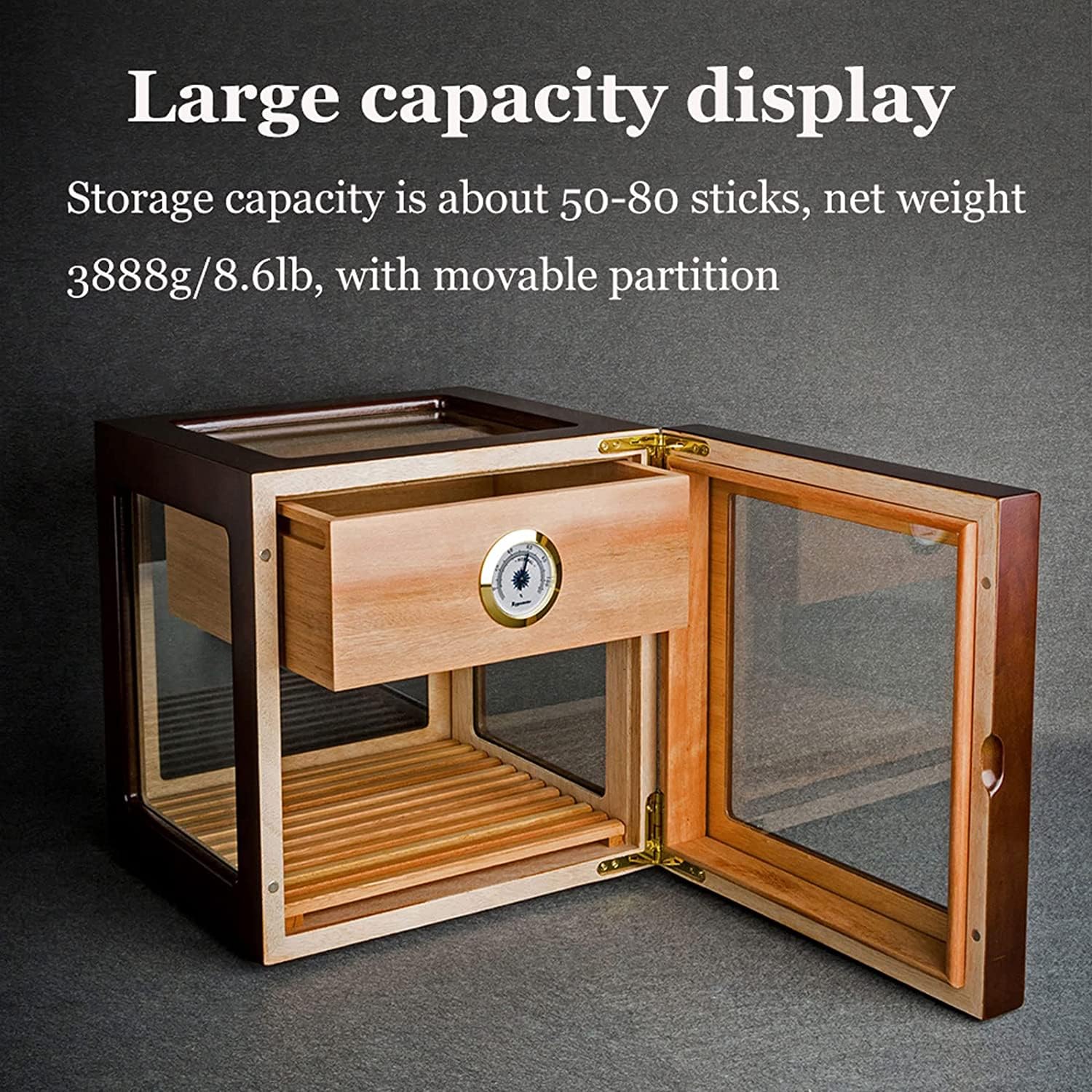 Amazon.co.jp: 葉巻、ヒュミドール、ヒュミドール 大容量ヒュミドール