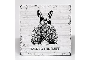 Bunny Easter Wood Box Sign: Easter Bunny Decor