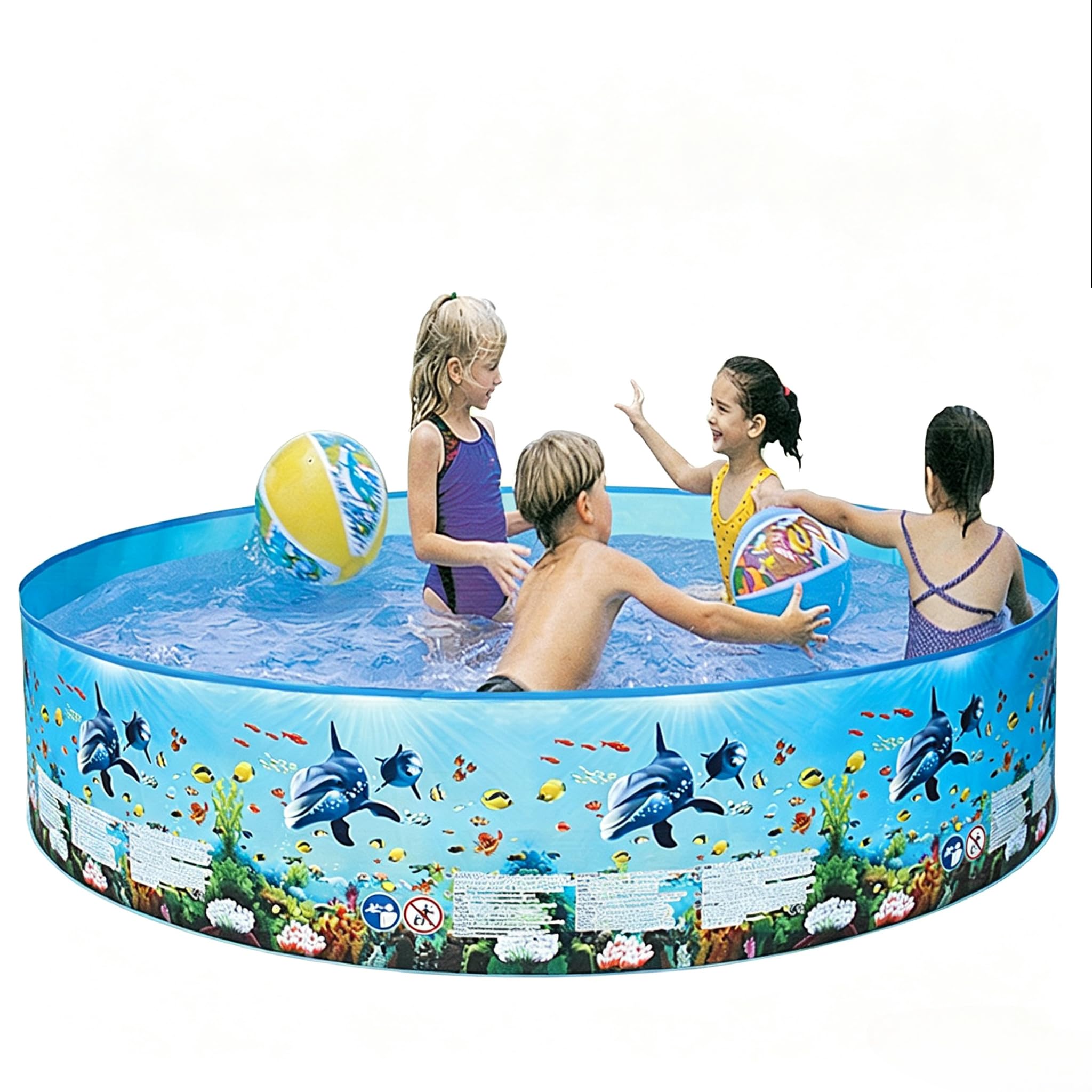 Upgraded Anti-Slip Family Swimming Pool, Durable PVC Foldable Design, Beat the Heat with Backyard Splash Fun, Easy Carry & Store, Must-Have Summer Essential