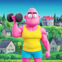 Muscle Lifting Hero 3d : Smash Running Muscle Game
