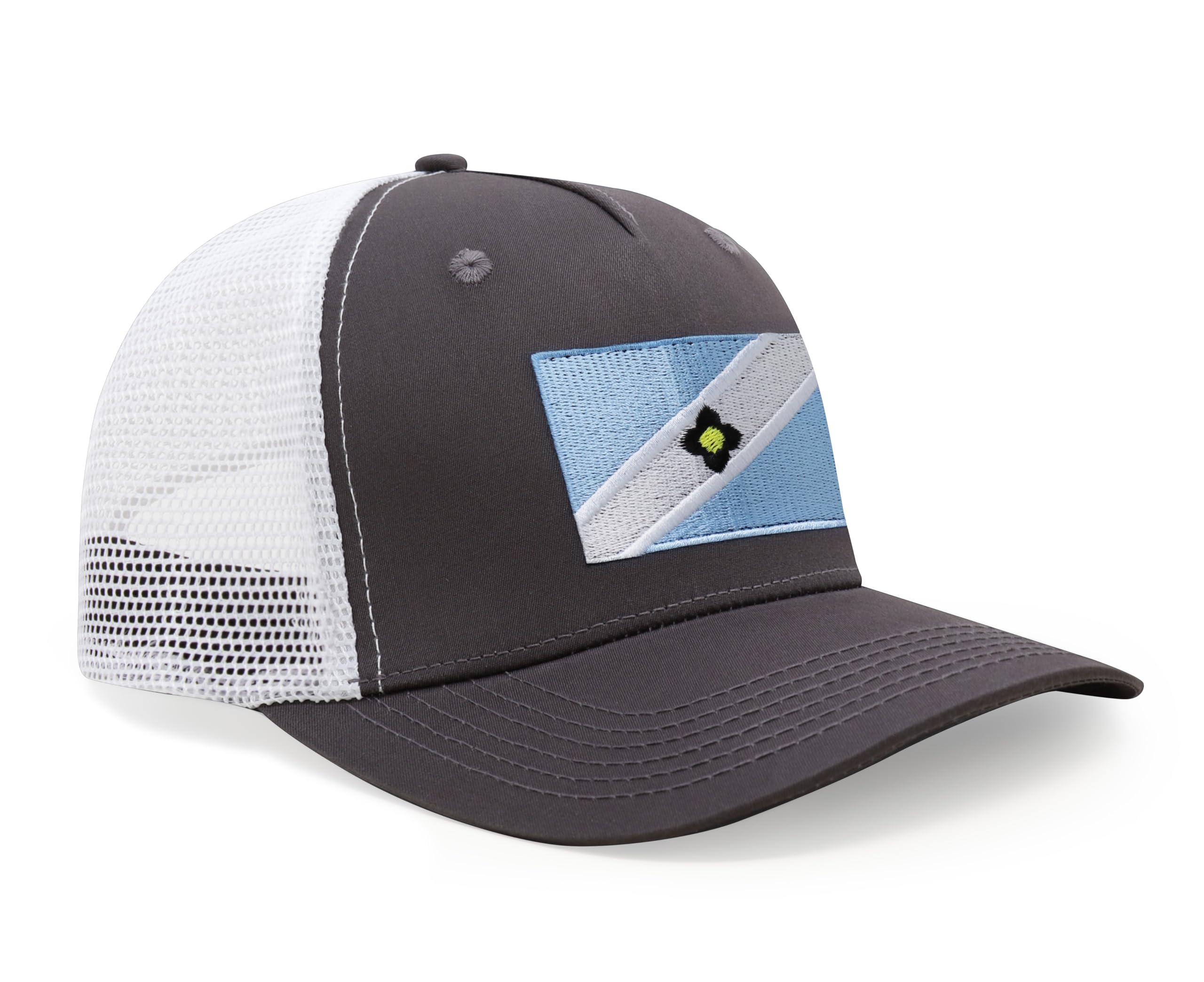 International Tie City Hat for Men and Women, Adjustable Snapback Trucker Baseball Cap with Embroidered Patch
