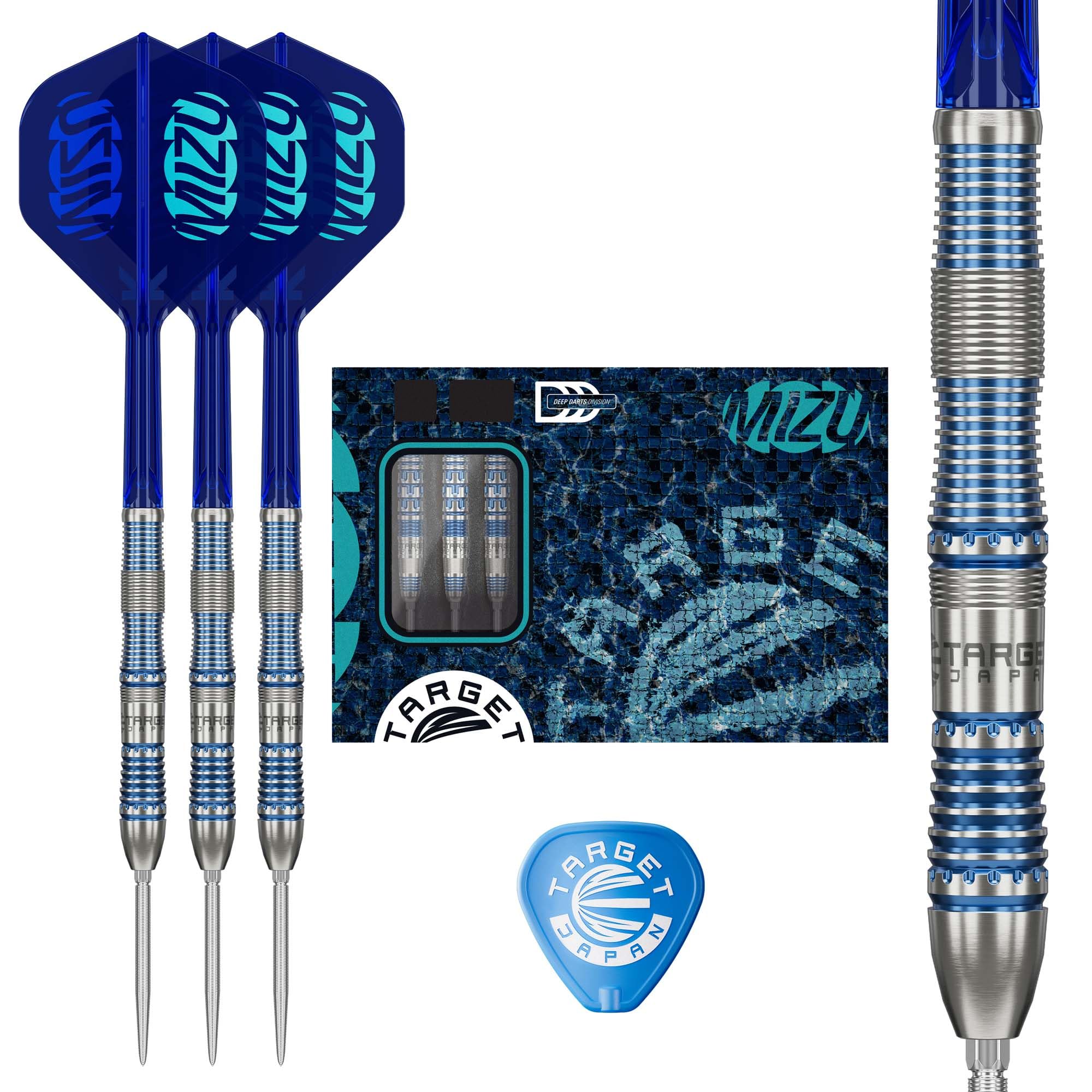 Amazon.com: Target Japan Mizu Series 02 Steel Tip Darts with Kflex