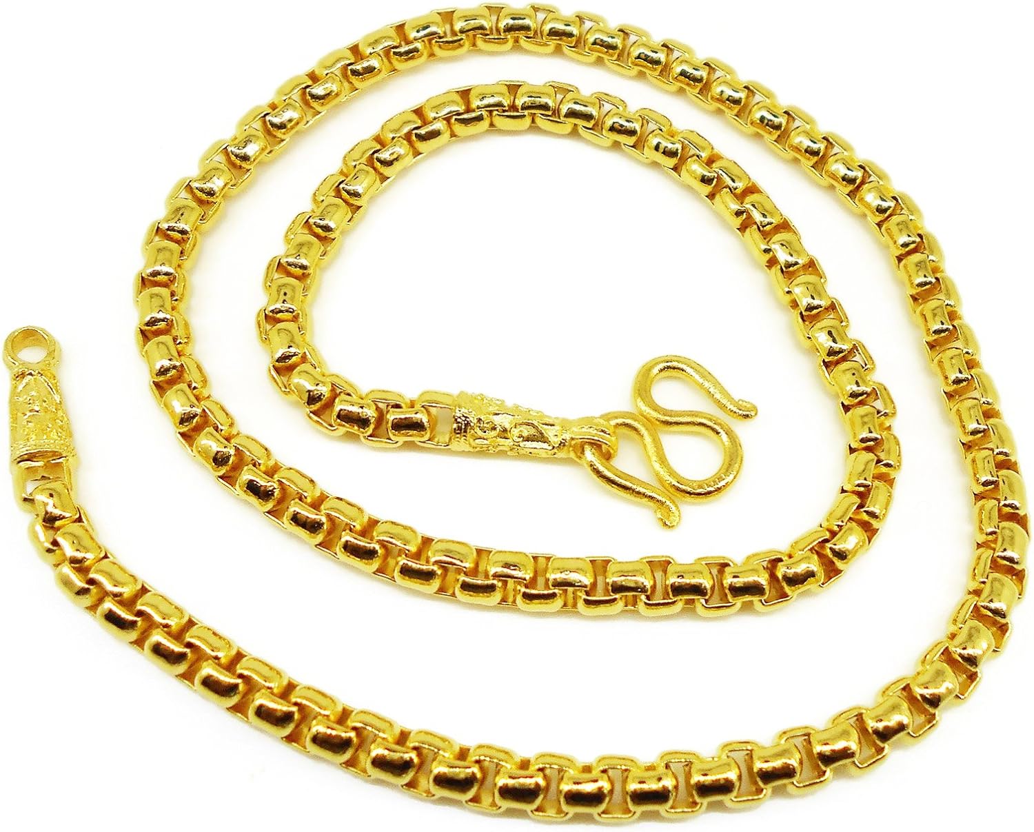 Chain 22k 23k 24k Thai Baht Yellow Gold 