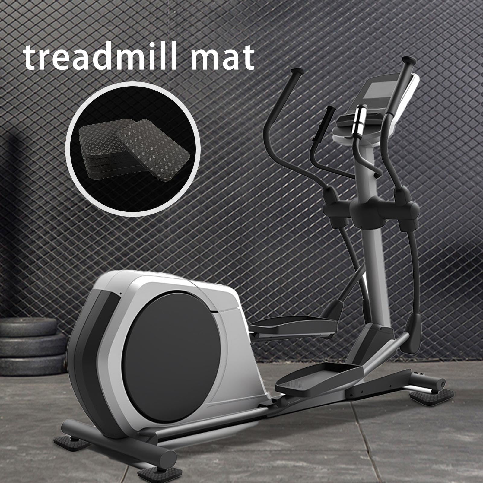 Almohadilla de Choque para Cinta de Correr - Alfombrilla Antideslizante de Silicona | Protector de Piso para máquina de Remo, Amortiguador de Vibraciones para Equipos para Superficies de baldosas, g
