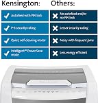 Kensington Paper Shredder - New OfficeAssist 300-Sheet Auto-Feed Micro Cut Anti-Jam Heavy Duty Shredder with 15.8 gallons Pullout Wastebasket, Lockable Chamber and 4 Casters (K52051AM)