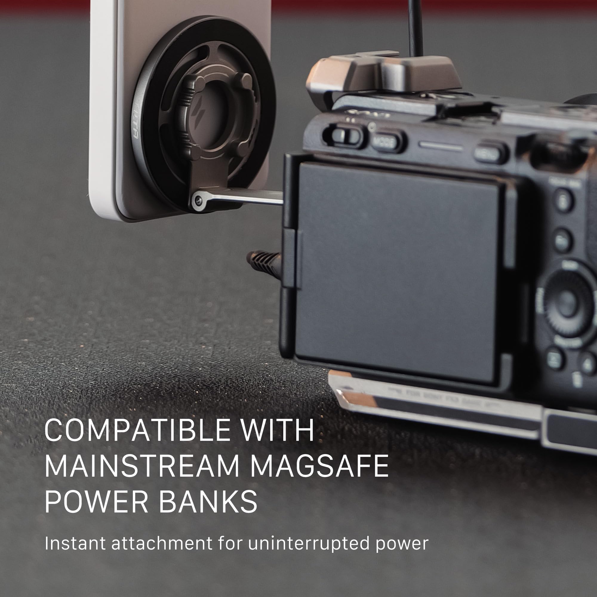 Tilta Kit di montaggio articolato magnetico – grigio titanio | supporto per smartphone e power bank con scarpa fredda, 1/4"-20 | braccio multiasse per fotocamera Rigs, monitoraggio wireless, vlogging