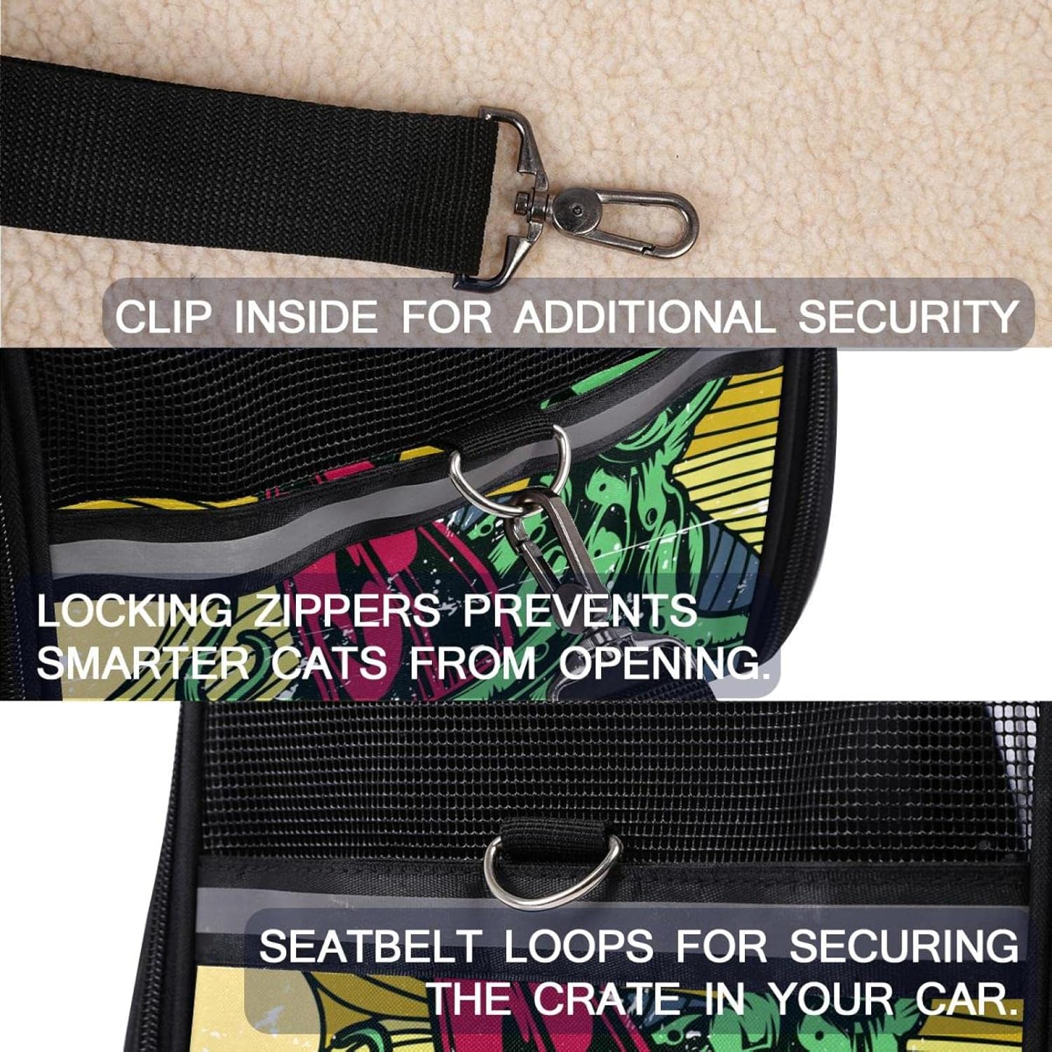 キャリーバッグ マット付き ペットキャリーバッグ 通気性 犬キャリー 3way ショルダー コンパクト 手提げキャリーバッグ,タコ