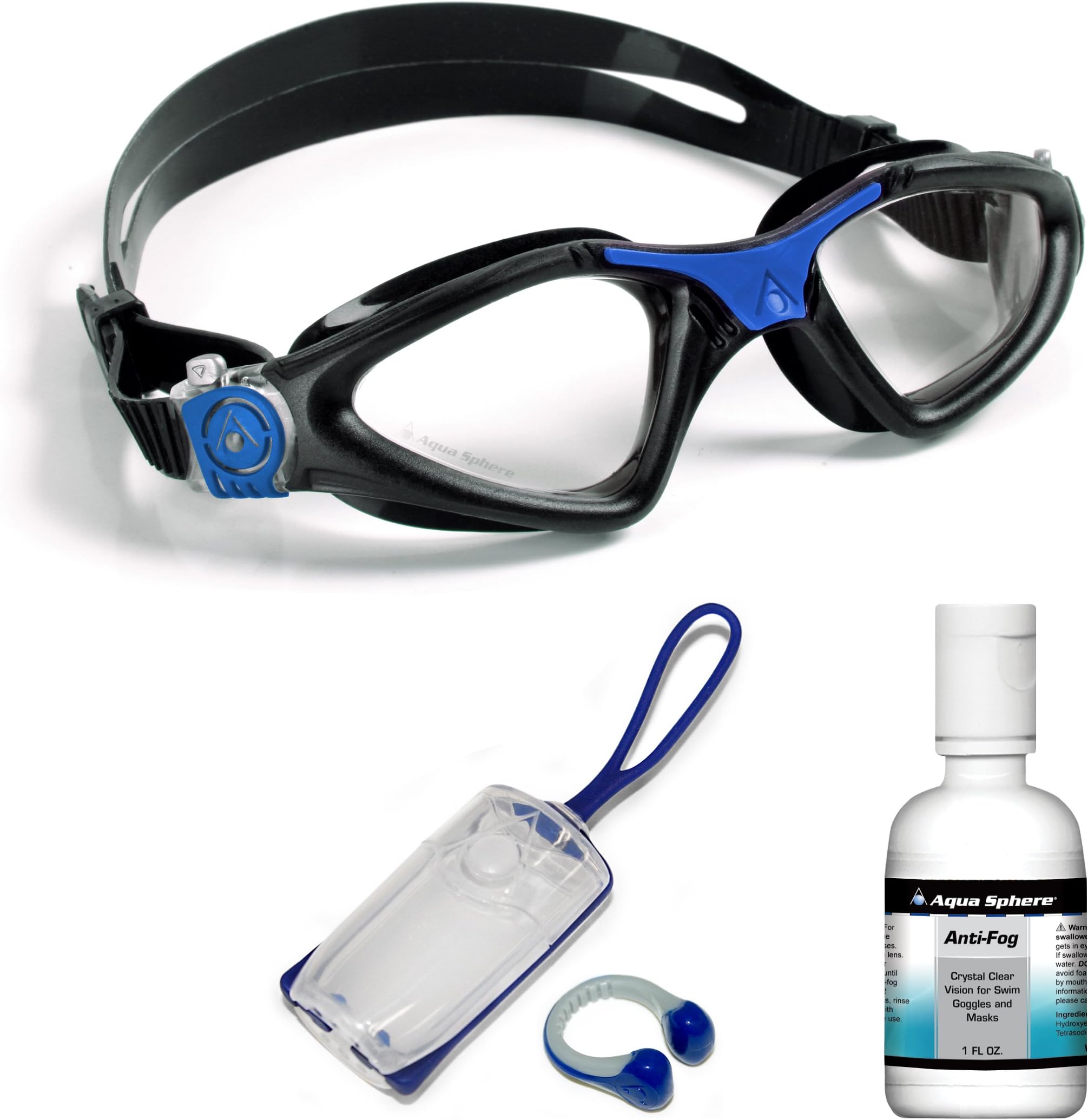 Aqua Sphere Kayenne Swim Goggles Swim Set, (New 2014)