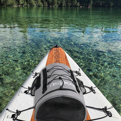 Miniatura 7 de koetsu Mochila seca impermeable de 40L para tabla de remo y kayak, almacenamiento de equipo flotante sumergible, artículos esenciales de viaje para