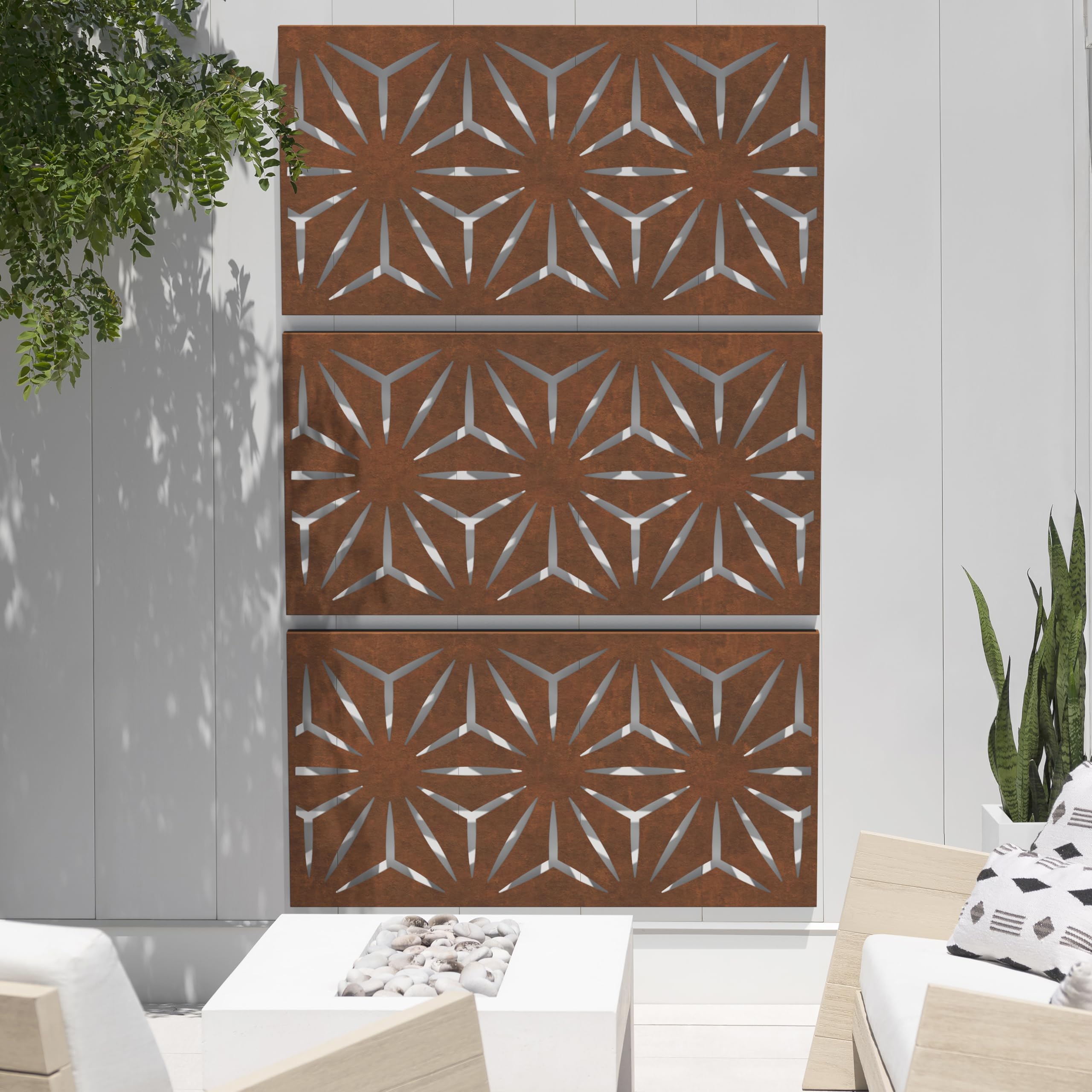 Veradek corten Steel screen