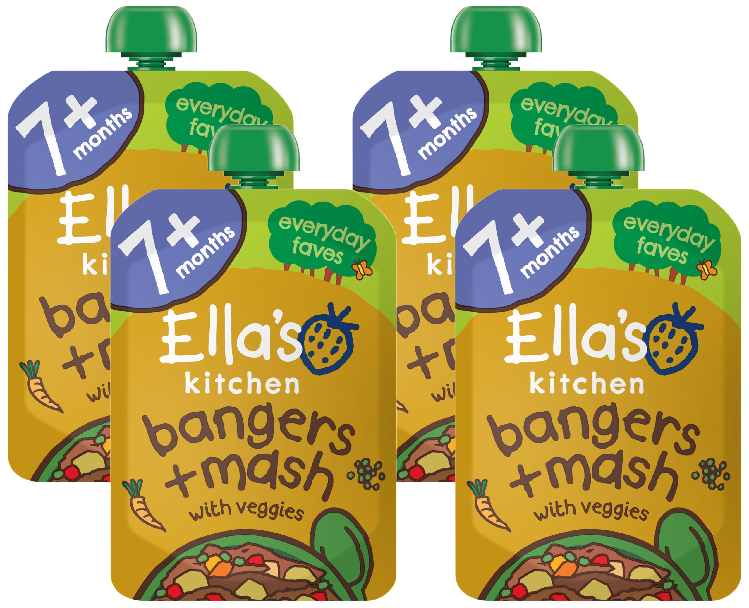 Ella's Kitchen Organic Lamb Roast Dinner with Trimmings, 130g — view 19