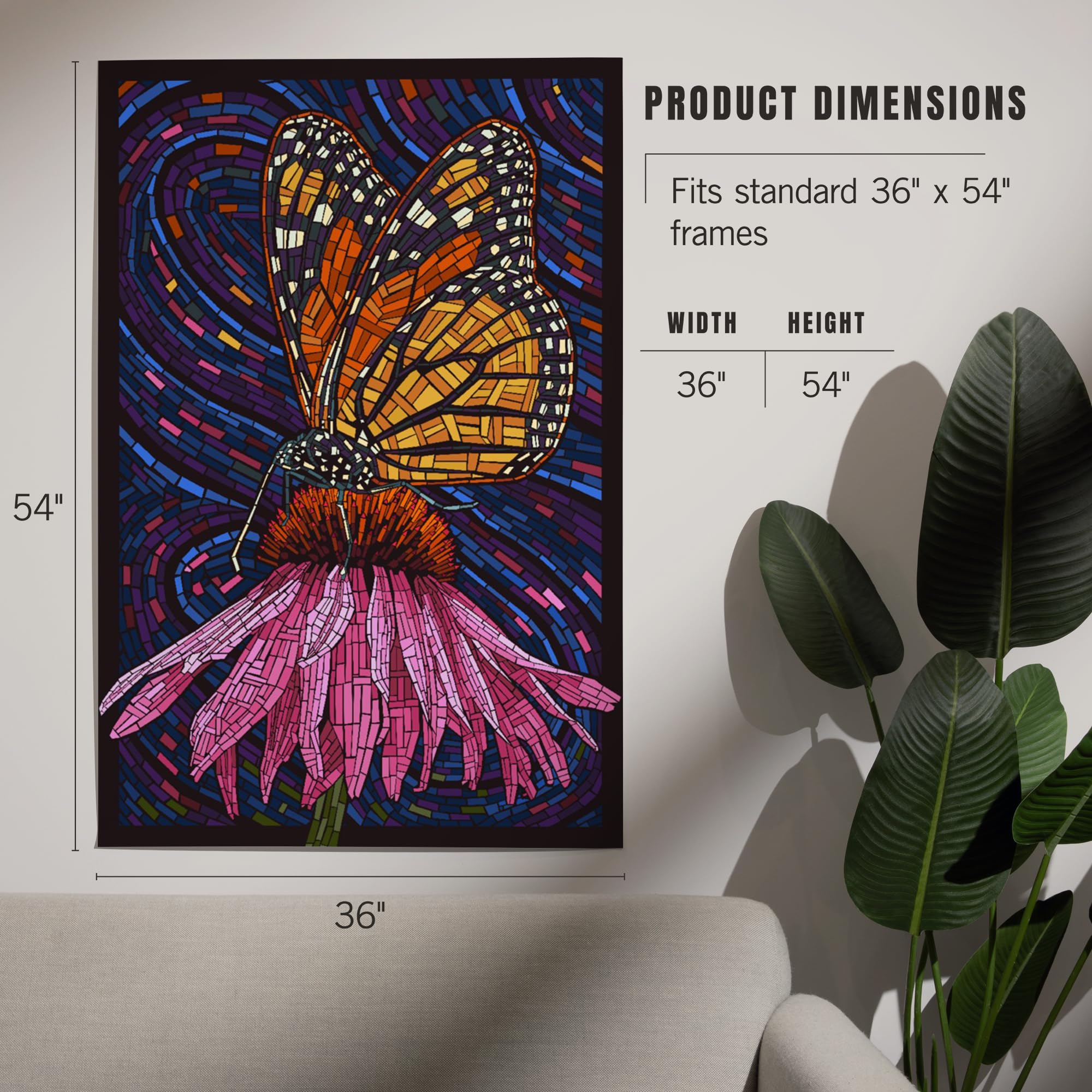 Amazon.com: Lantern Press 36x54 Inch Giclee Art Print Wall Decor