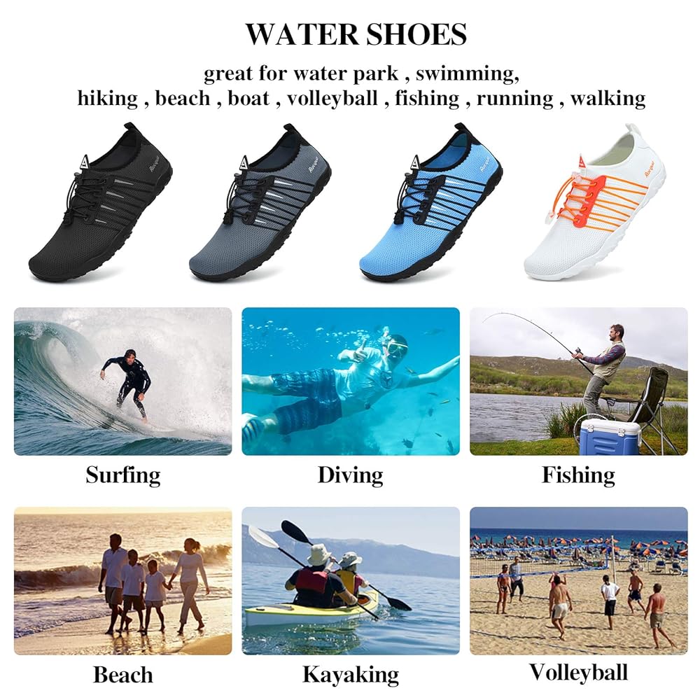 Racqua Quick - Dry Water Shoes for Men & Women 7