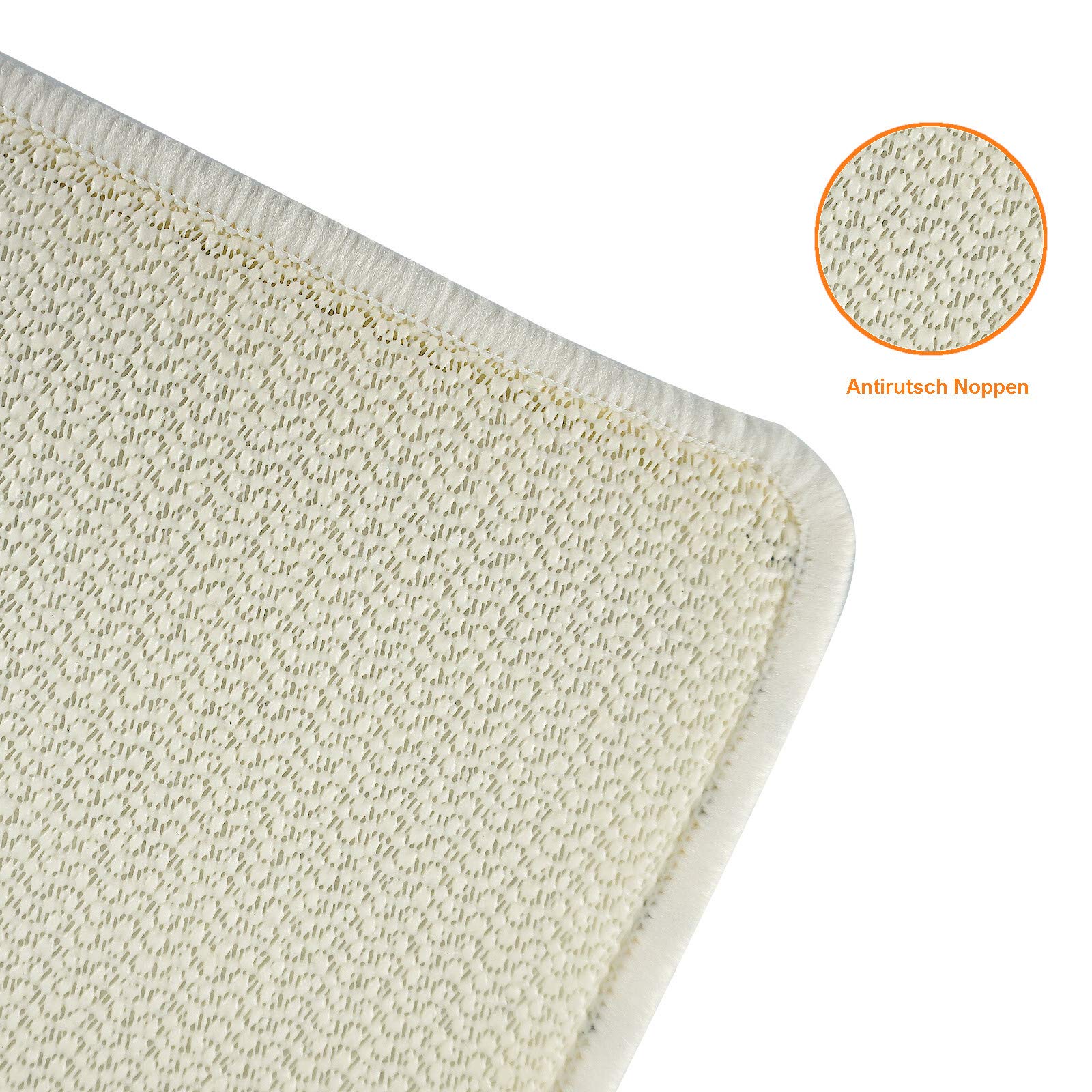 Mi-Heat 230V Heizteppich Badezimmer Weiß 55x40cm = 30 Watt