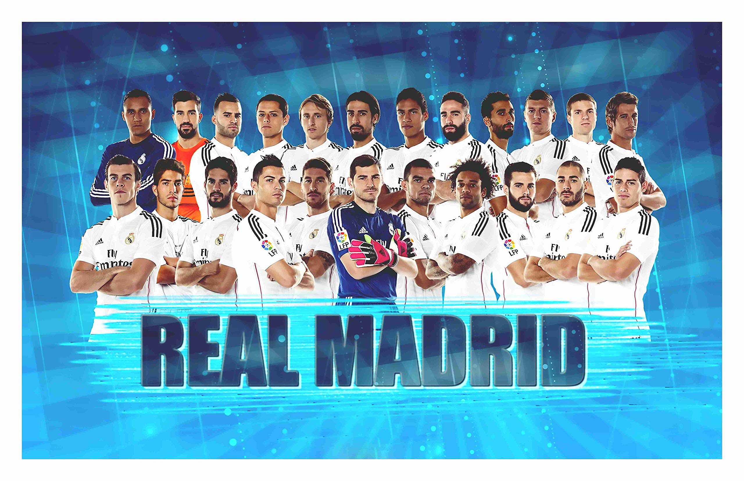 BALDAU PRINTS Real Madrid Football Club Wall Poster For Room (Gloss Laminated, 12X18 Inch, 300 GSM) M29 (B08ZKN97H5) Amazon Price History, Amazon Price Tracker