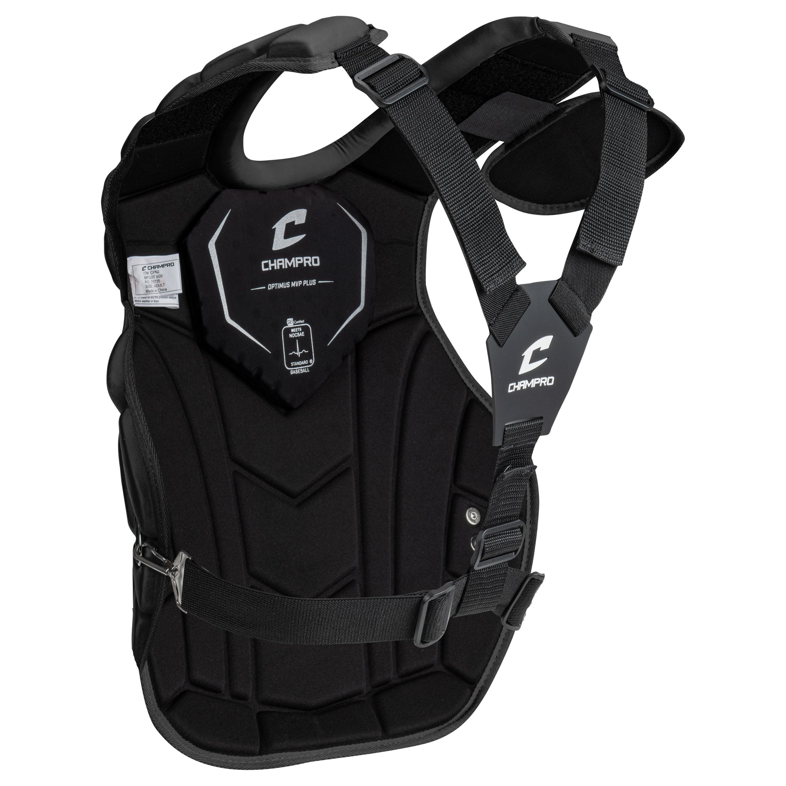 CHAMPRO Optimus MVP Plus Chest Protector for Commotio Cordis with