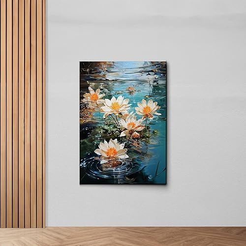 Miniatura 6 de Elephant Canvas Wall Art, Wild Animal Portrait Picture, Woodland Wildlife Prints Modern Nature Dark Wilderness Scenery Photo Artwork for Bedroom