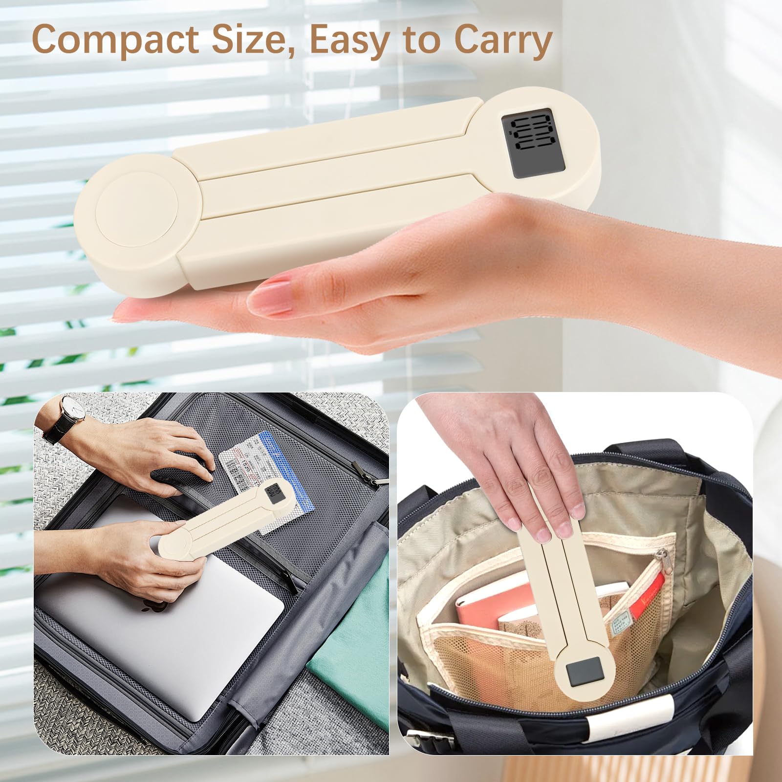 Báscula portátil para alimentos, mini báscula digital plegable de bolsillo, herramienta de pesaje compacta para control de dieta, viajes y horneado diario