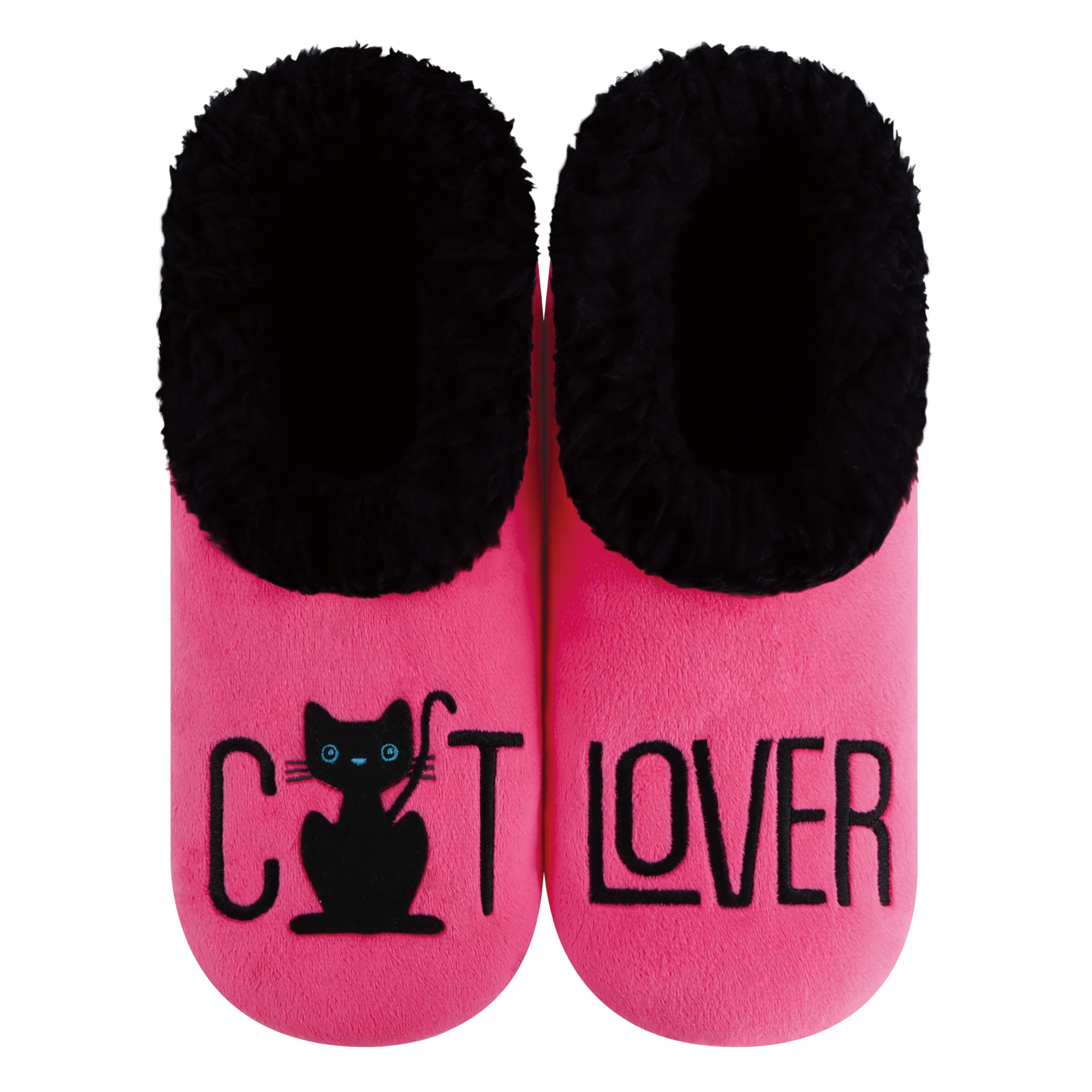 SnooziesPairable Slipper Socks - Funny House Slippers for Women, Non-Slip Fuzzy Slipper Socks