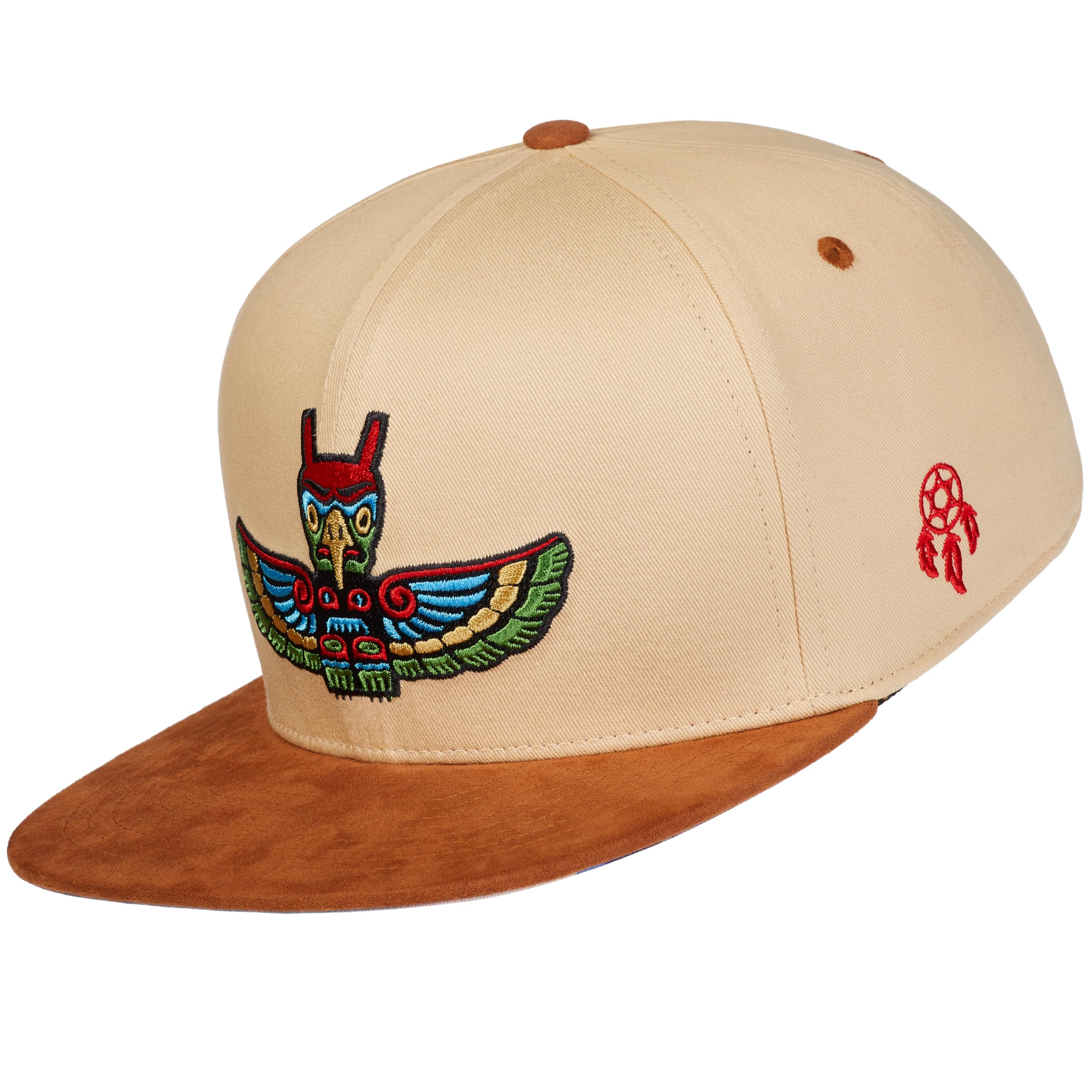 Cadency Gorra de béisbol para hombre y mujer, gorra de béisbol, visera recta, talla ajustable, unisex, Tótem - Beige, Talla única