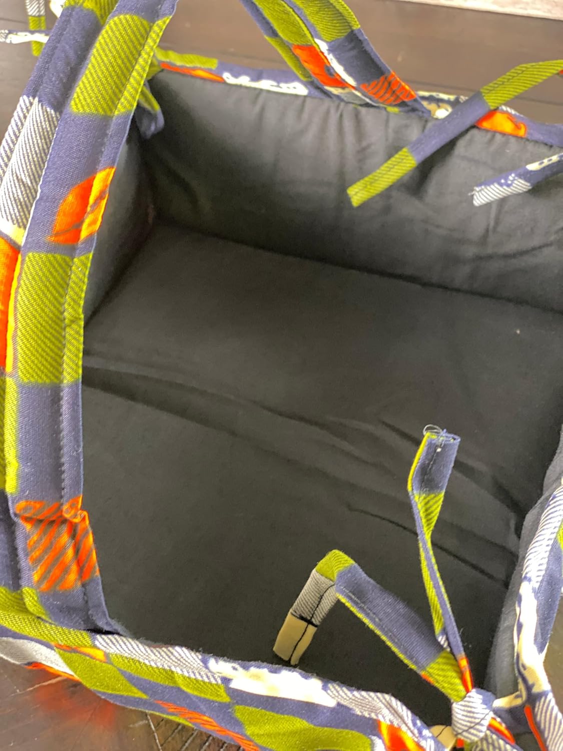 Sitan Green Ankara Breadbasket| Table Linen| Handmade African Fabric Padded Bread Basket| African Table Décor| Boho Style Tribal Basket|