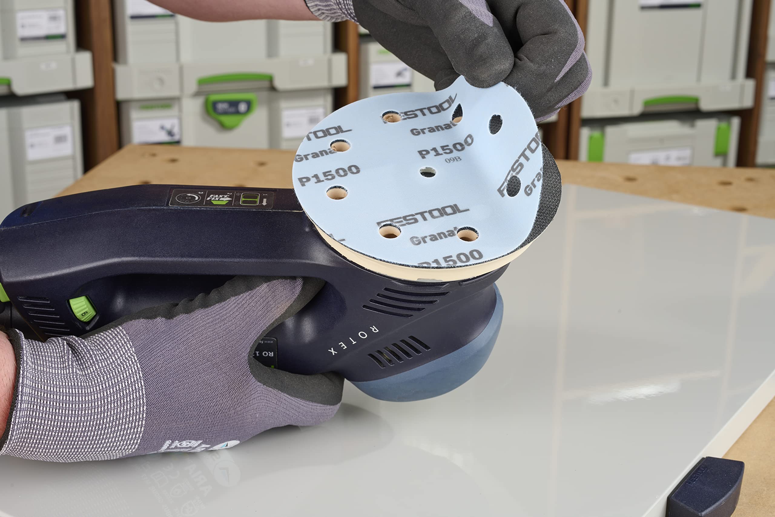 Festool Schleifscheiben STF D125/8 P1500 GR/50 Granat 497182