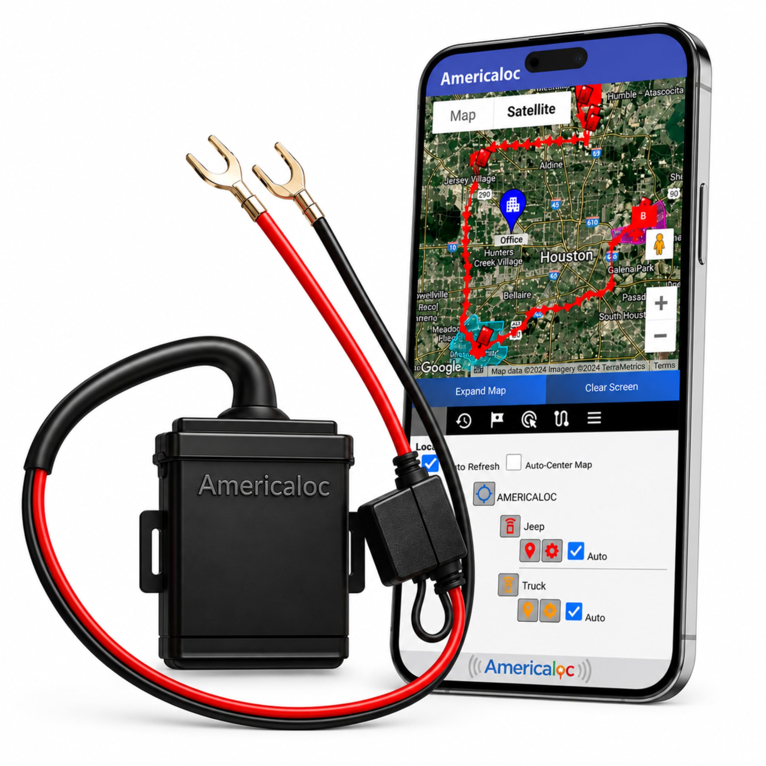 Americaloc STX Wired GPS Tracker