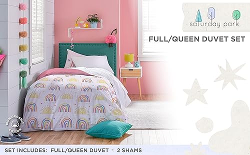 Miniatura 6 de Saturday Park Marvel Comics Avengers - Juego de funda de edredón y funda de almohada de tamaño individual, 2 piezas, 100% algodón orgánico,