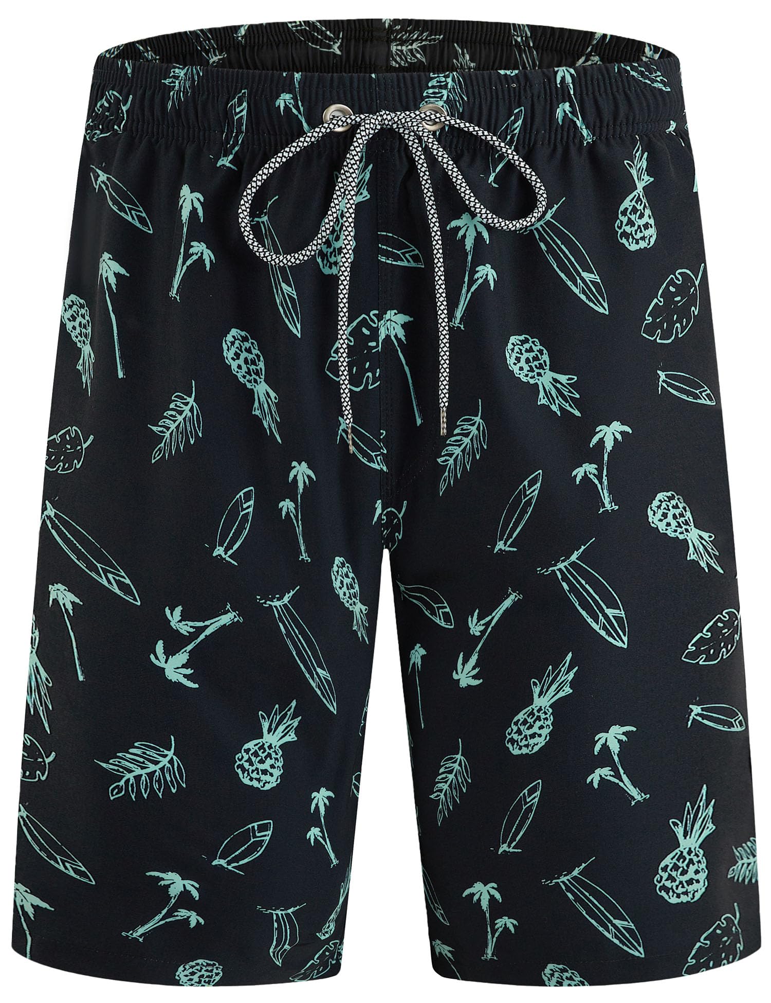 Men's Swim Trunks Quick Dry Bathing Suit Swimming Board Shorts Mesh Lining Beach Swimwear-image-20