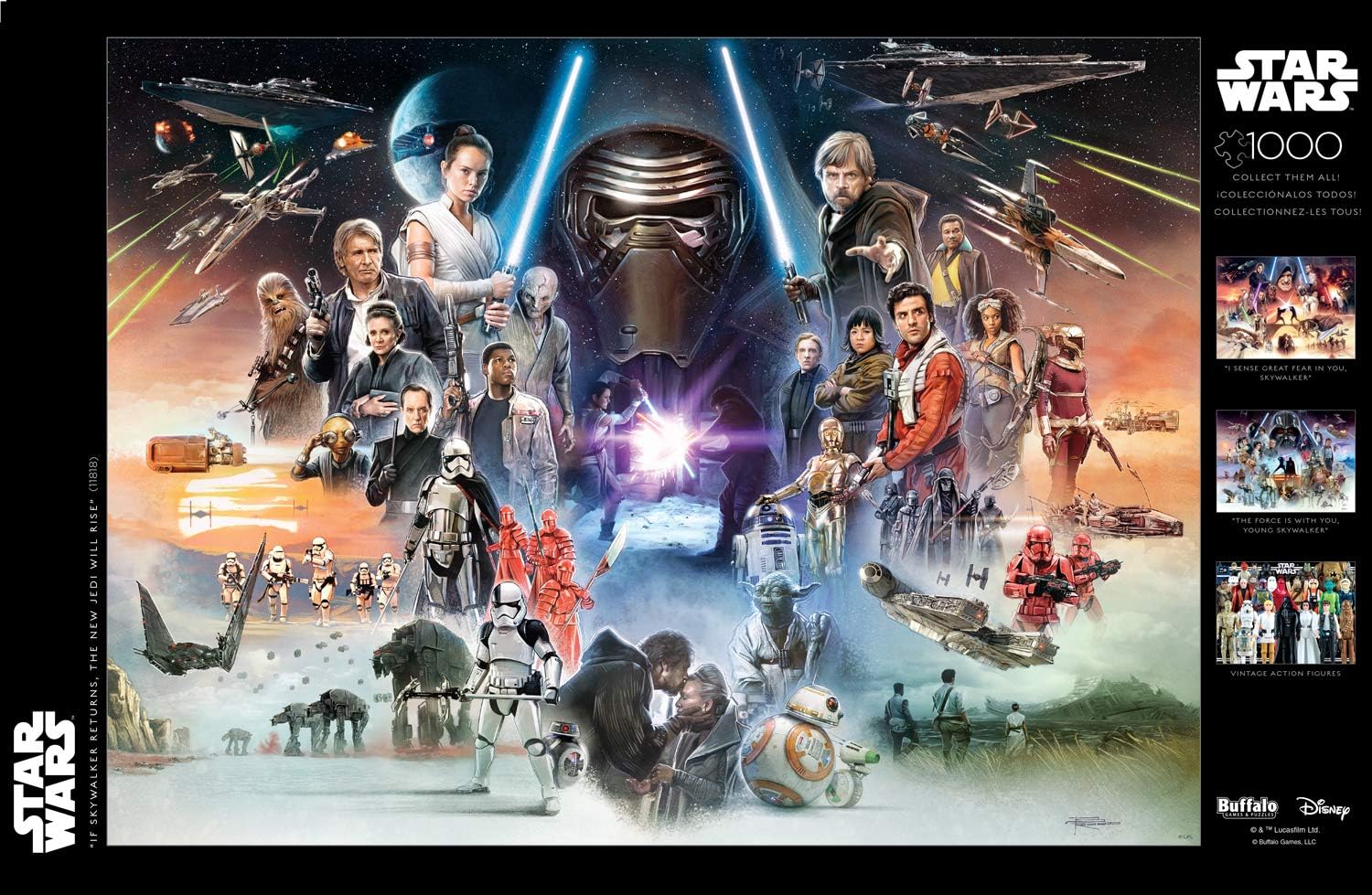 Buffalo Games - Star Wars - If Skywalker Returns, The New Jedi Will Rise - 1000 Piece Jigsaw Puzzle