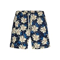 JACK & JONES Jpstmaui Flower Seersucker Swim Shorts, Blazer Blu Marine