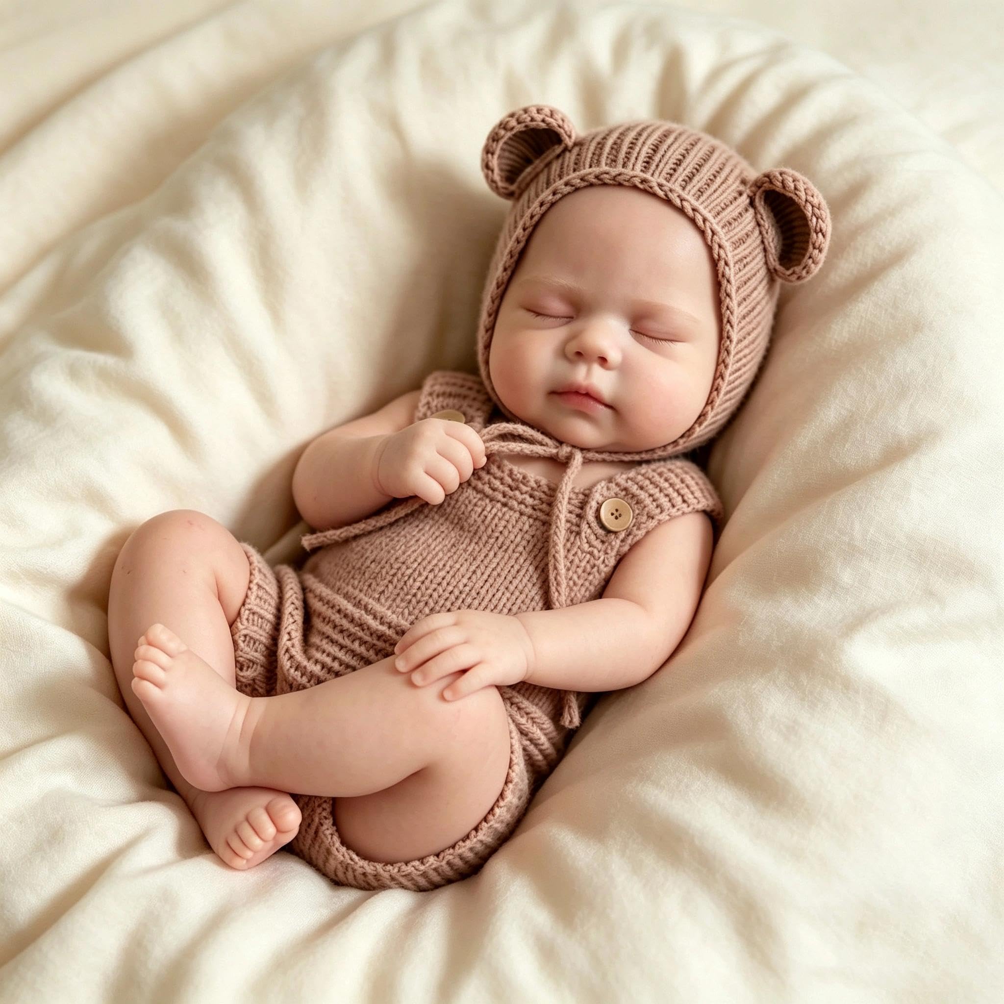 Anano 30 Cm Muñeca Reborn Silicona Bebe Niña Reborn Cuerpo Entero Silicona