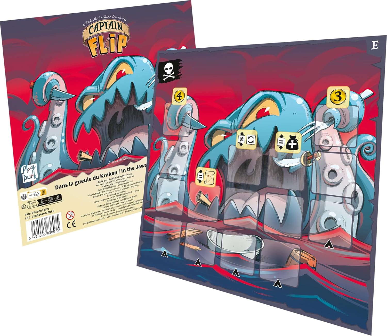 Asmodee Captain Flip - in den Fängen des Kraken