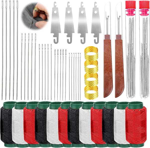 74-Piece Sewing Tool Set, Multifunctional Sewing Kit, Portable Sewing Set, Basic Equipment, Stainless Steel Sewing Kit, for Embroidery, Quilting and DIY Sewing Projects - 1