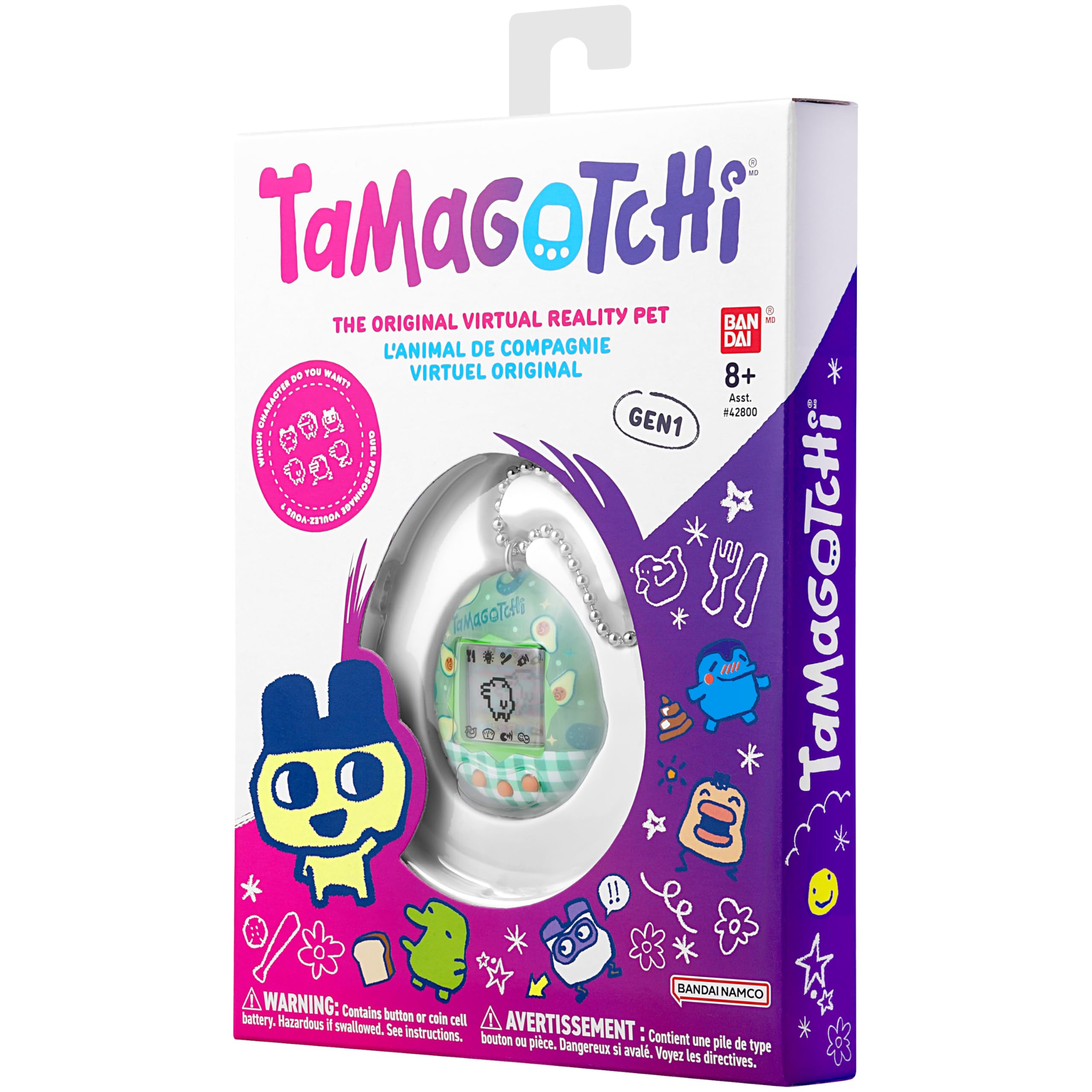 Amazon.com: Tamagotchi Original - Avocado Mix : Toys & Games