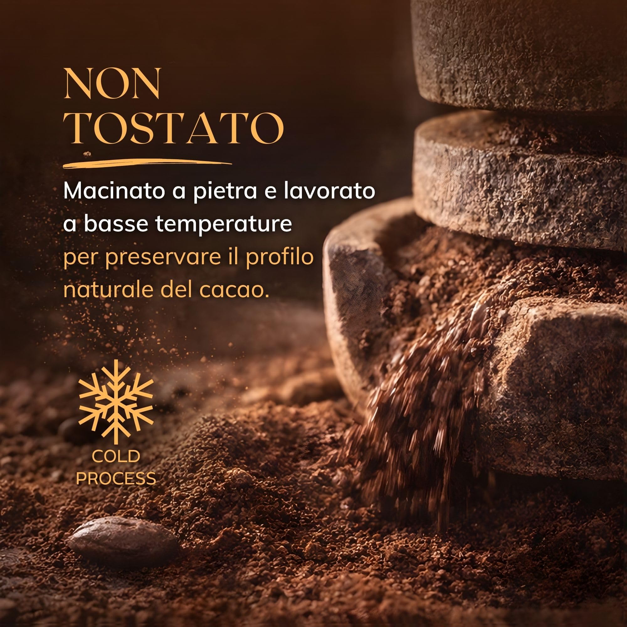 Cioccolato Fondente senza zucchero 100% PURO 4x45g – Cioccolato Senza Lattosio da Fave di Cacao Non Tostate – Cacao Crudo dal Perù – Lavorato a Pietra - Senza dolcificanti