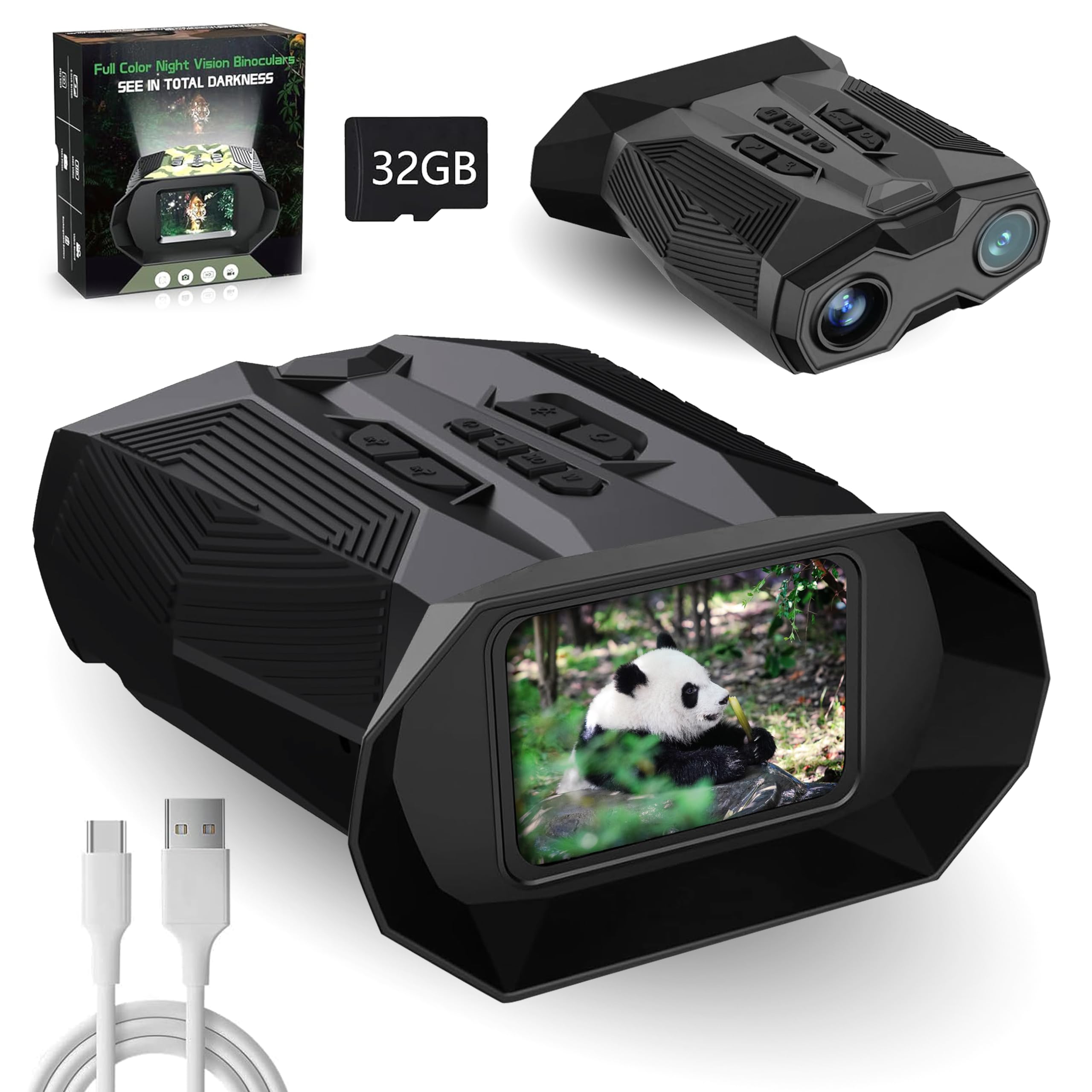 Military Full Color Night Vision Ar Glasses AKASO Seemor-200 4K